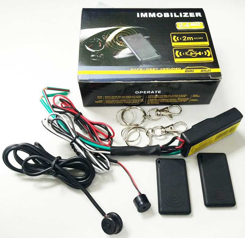 Anti-hijacking safeguard car alarm immobilizer car alarm universal remote control car key