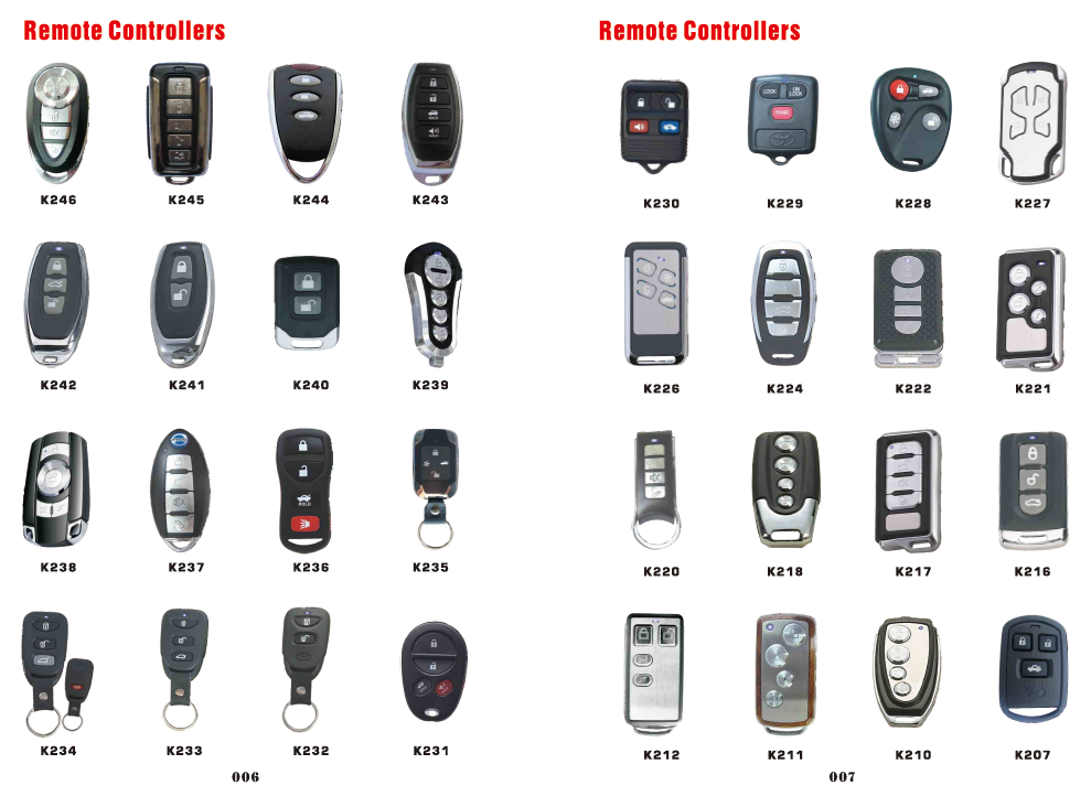 Universal 434Mhz 315 Mhz car key remote control