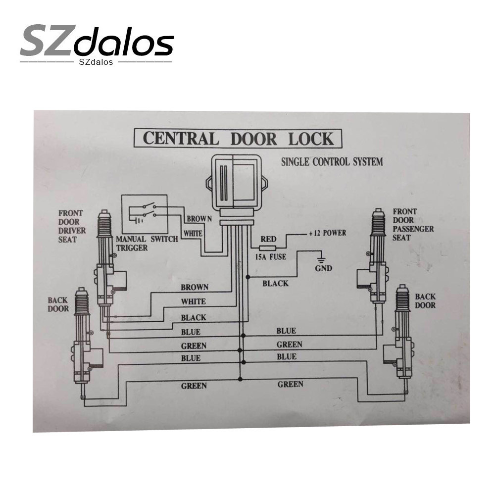 Central door lock for cars accessories remote control 12V/24V car electric central locking system