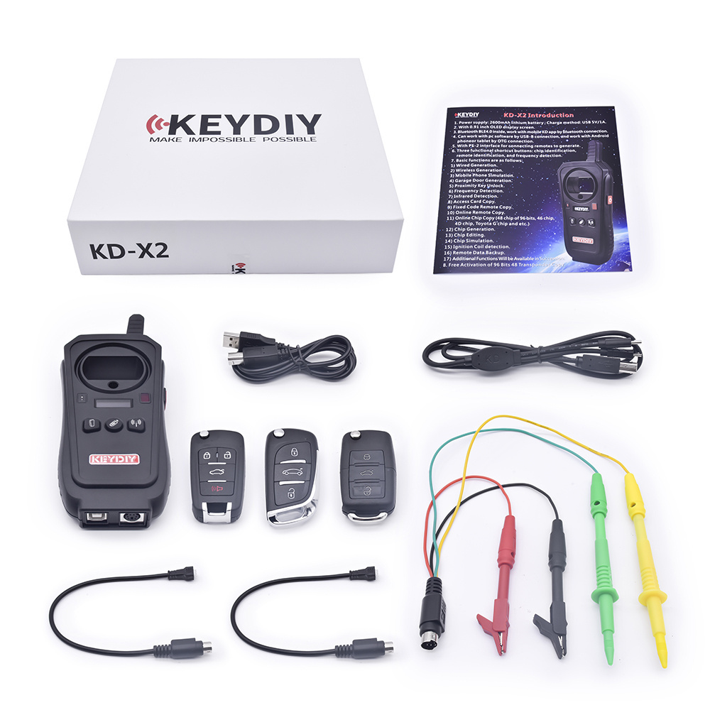 High Performance Diagnostic KEYDIY car key programmer All Keys Lost kd-x2 auto key programmer for locksmith supplies