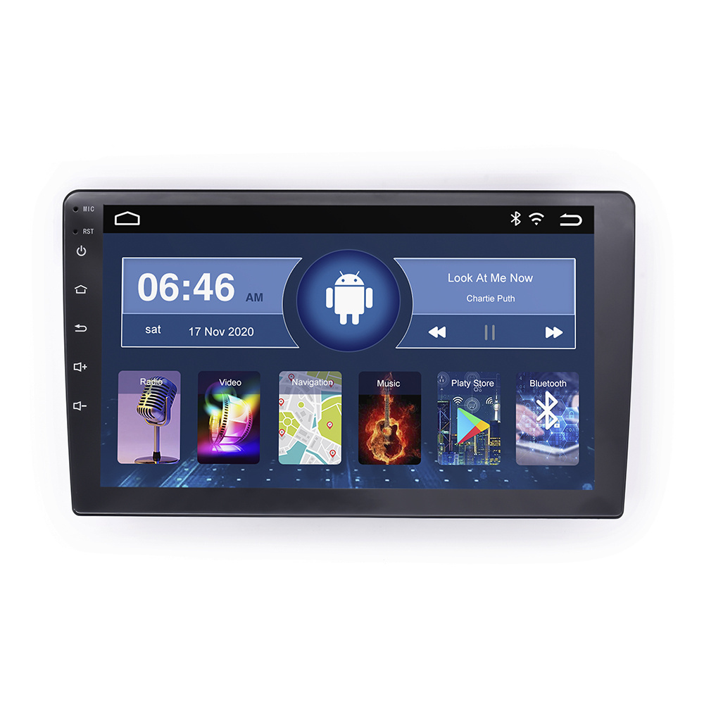 Global Original Sources car radio android 9 Car Audio Player Android Dvd 2 Din 9 Inch Car Radio player Fascia Frame touch screen