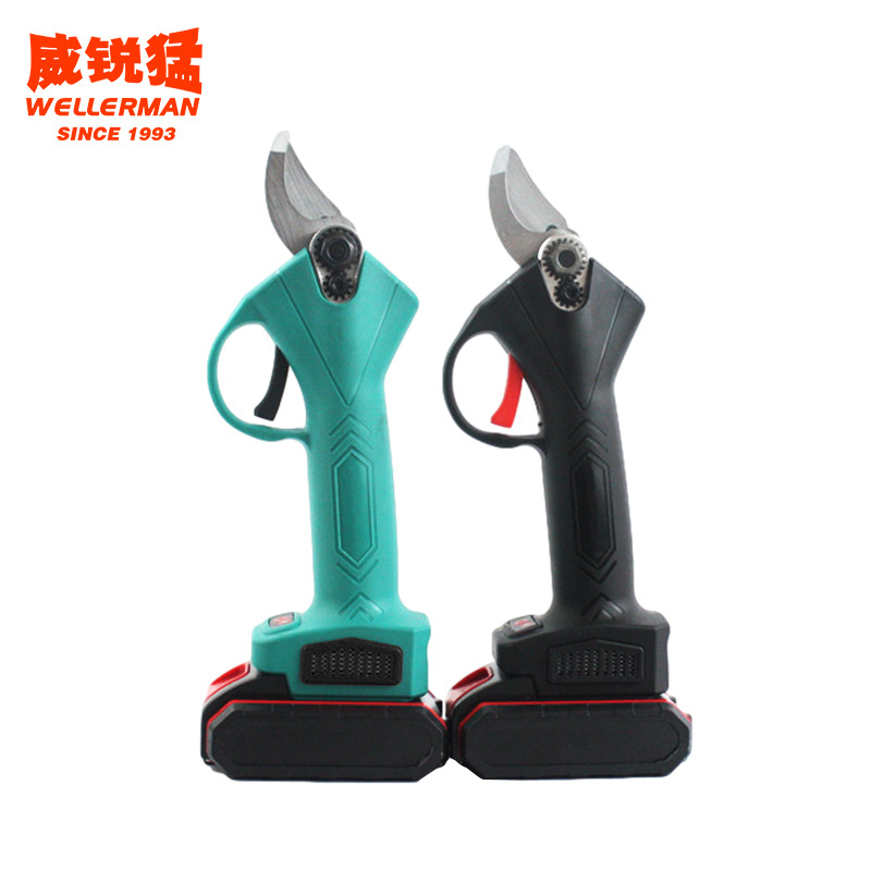 21V Lithium Electric Pruner Cordless Electric Shears For Fruit Battery Pruner Cutting Scissors