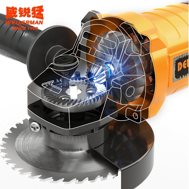 1200W Power Tools Battery Angle Grinder Mini Angle Grinder 18V Cordless