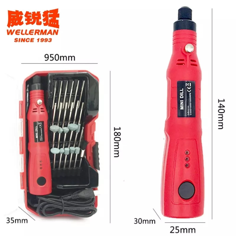 1.6-3.2mm DIY Electric Rotary Tool Cordless Mini Grinder Mini Drill Set