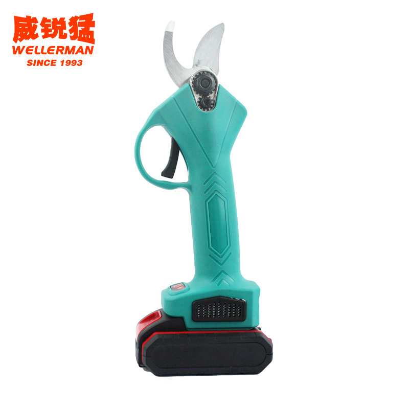 21V Lithium Electric Pruner Cordless Electric Shears For Fruit Battery Pruner Cutting Scissors