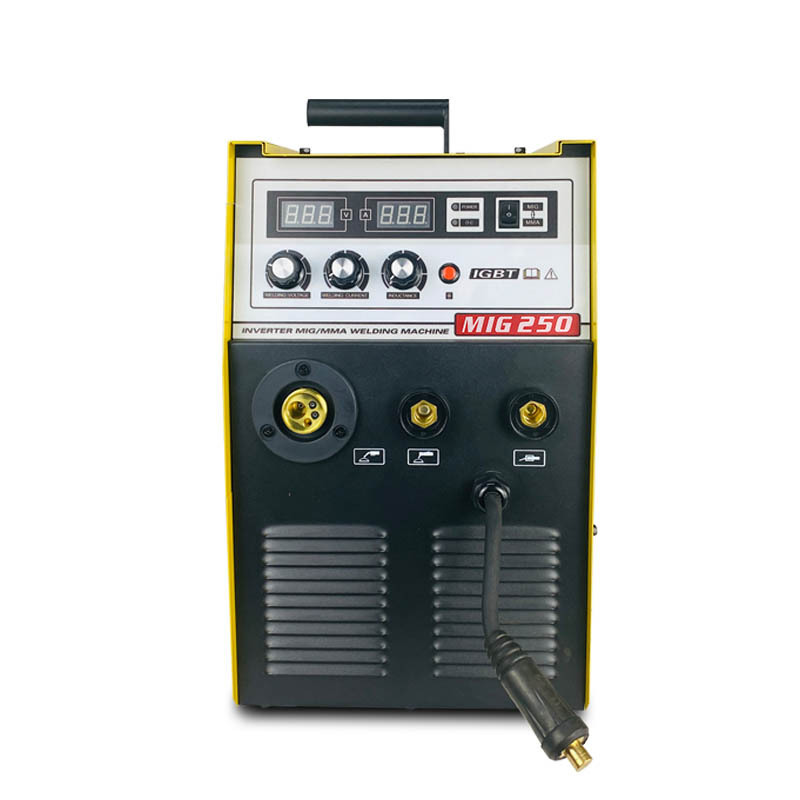 MIG250 220V digital inverter easy operation CO2/Mixed Gas wedling machine