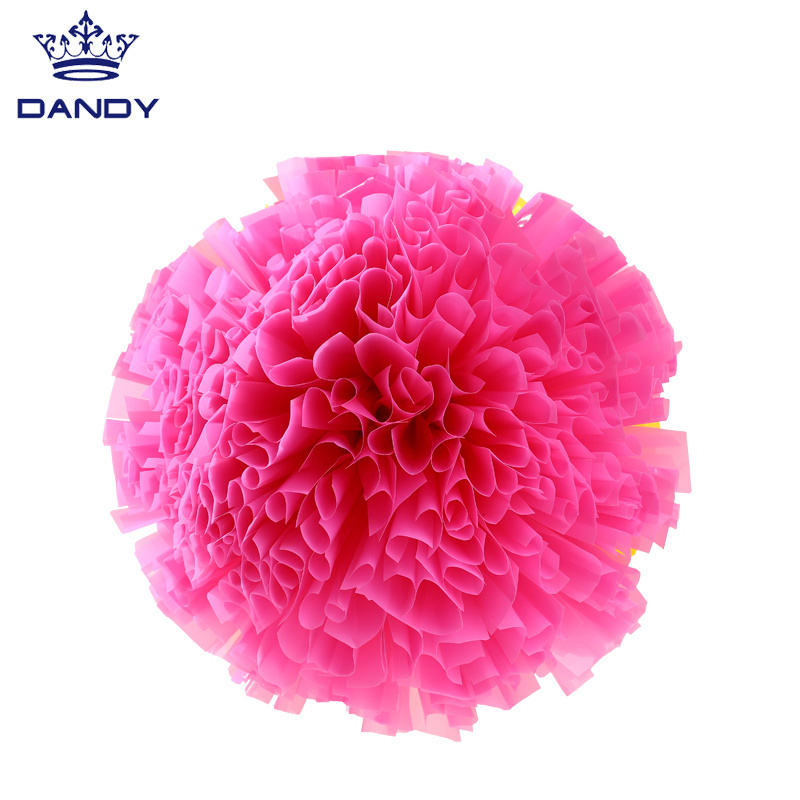 Wholesale Plastic Pompom Cheering Pom Poms Cheerleading Sport Hand Flower Mix PET Color Material