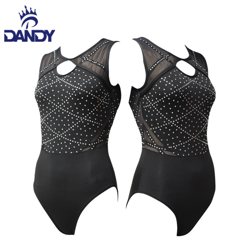 Wholesale custom sublimation adult rhythmic spandex dance leotards gymnastics for girls