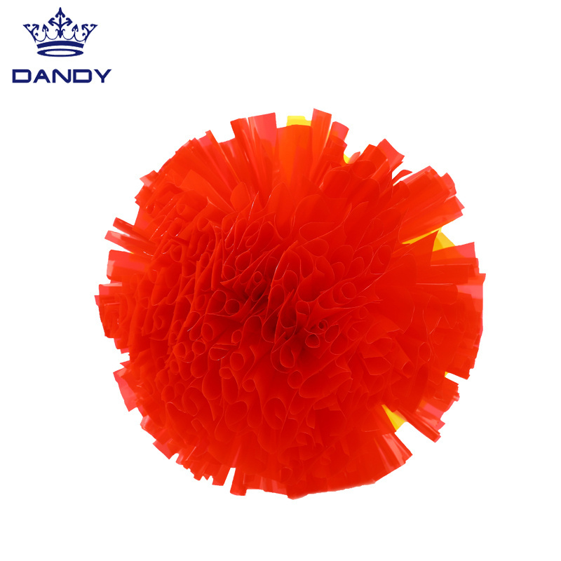 Wholesale Plastic Pompom Cheering Pom Poms Cheerleading Sport Hand Flower Mix PET Color Material