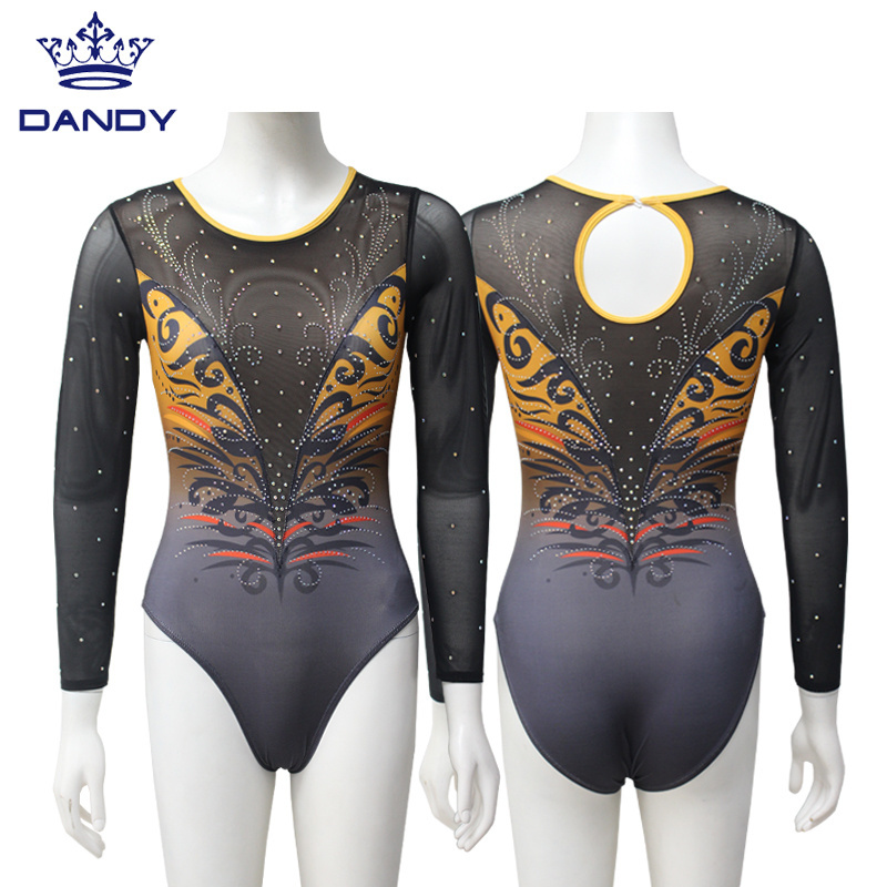 Design Your Own Gymnastic Leotard Wholesale Dancewear Costumes Kids Leotard For Girls