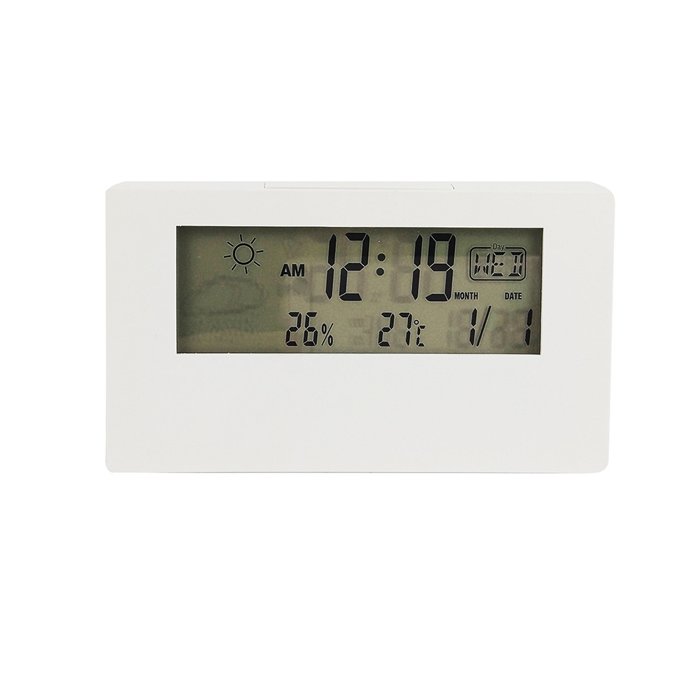 Multi Function Digital Weather Station 24 Hours Display Bedroom Bedside Alarm Clock