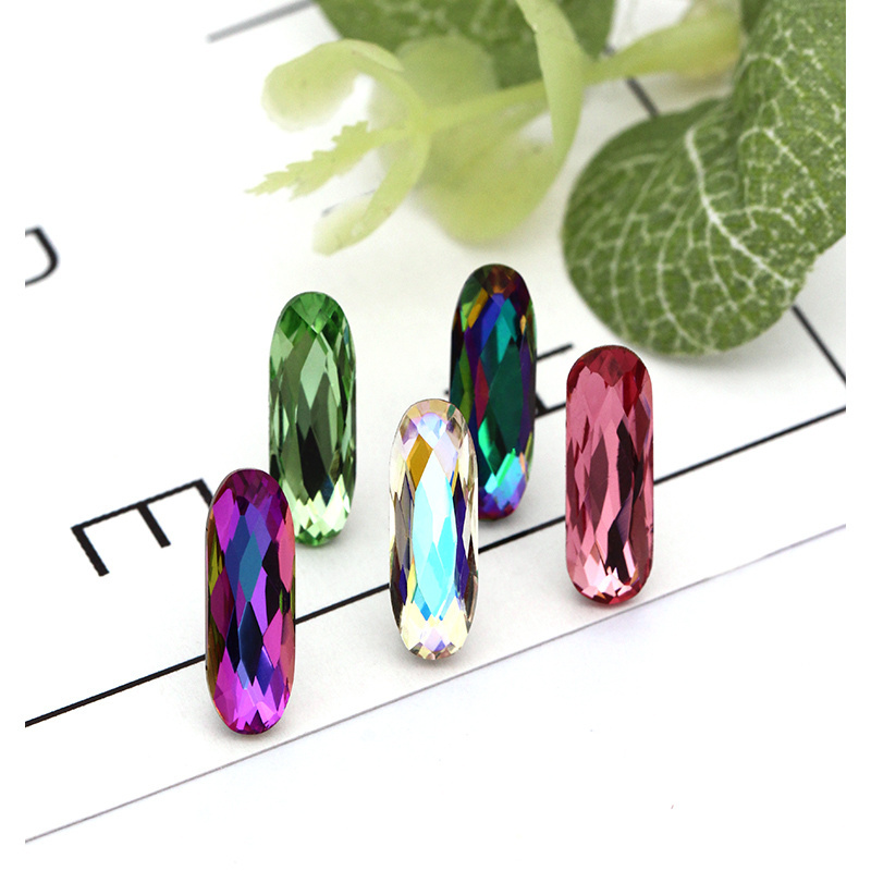 14mm Colorful Star Diamond Crystal Glass k9 Rhinestones Craft Gems For Christmas Clothing Dress Jewelry Decoration Diy