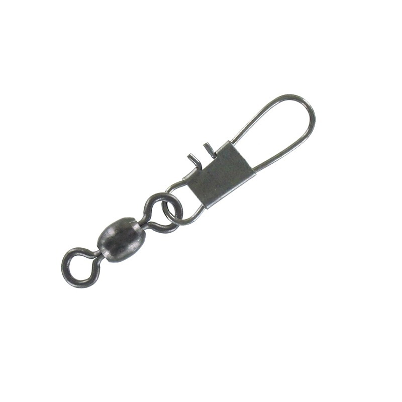 Fish Tackle Fishing Equipment Crane Swivel with Interlock Snap