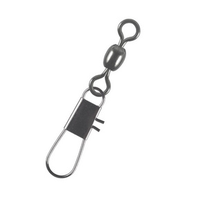 Fish Tackle Fishing Equipment Crane Swivel with Interlock Snap