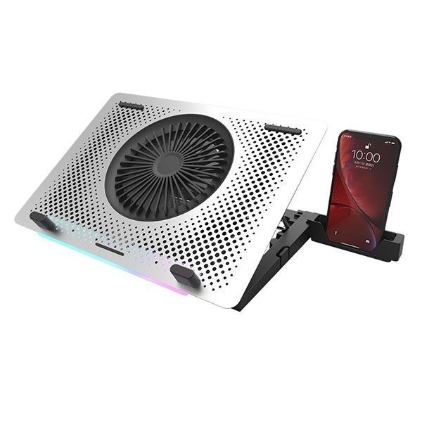 darkFlash  G200 Aluminum Laptop Cooler Laptop stand Cooling Portable RGB light strips support Folding aluminum tablet stand