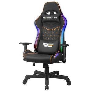 darkFlash RC650 Gaming ArmchairErgonomic Massage RGB LED Racing Silla Gamer Chair PU Leather Computer Gaming Chair With Lights