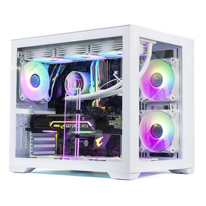 Darkflash C305 Small size Cabinet computer case ATX case computer square pc gaming Full Tempered Glass PC case