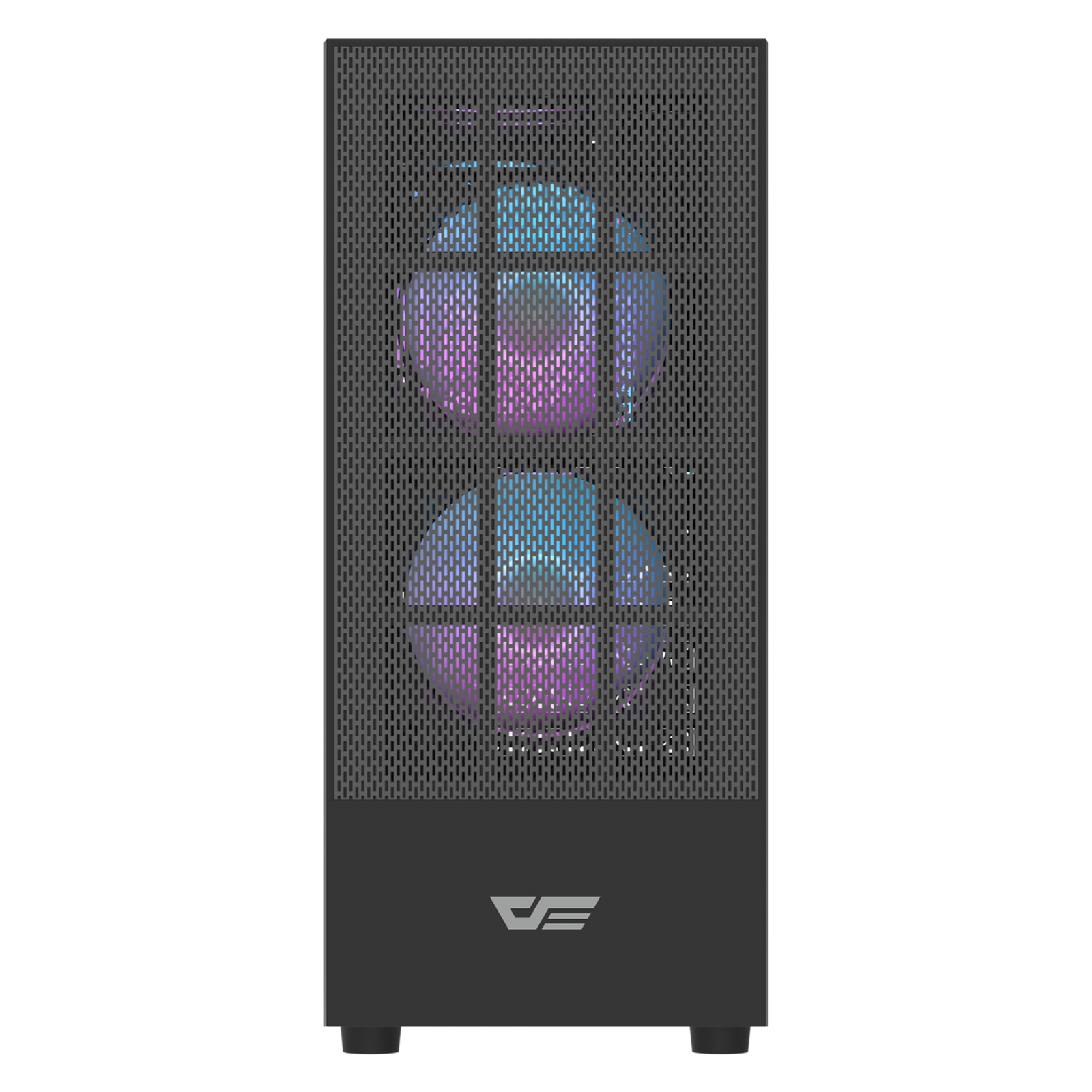 Darkflash A290 Mesh Front Plate Desktop Computer Case ATX Full-view Side Transparent RGB PC Case