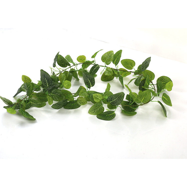 Wholesale Decorative Greenery Leaves Ivy Garland Hanging Artificial Ivy Vine For Wedding Home Restaurant Garden Wall Decoration