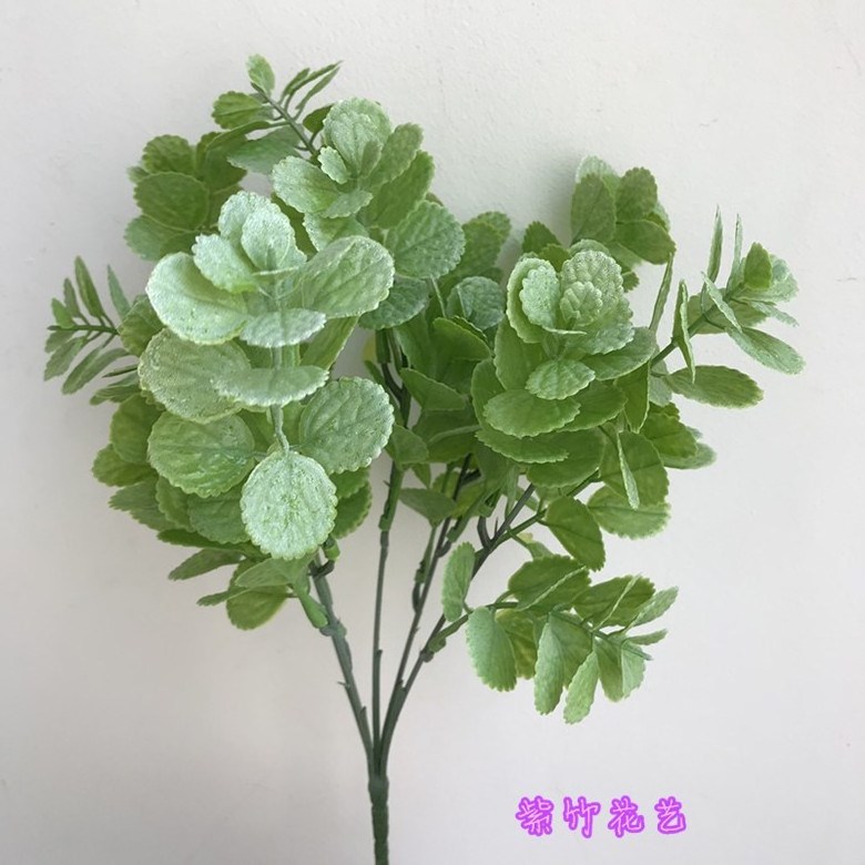 Plants Fern Grass Wedding Wall Outdoor Decor Green Leaf Artificial Flowers Plastic Plante for Home Garden Decoration