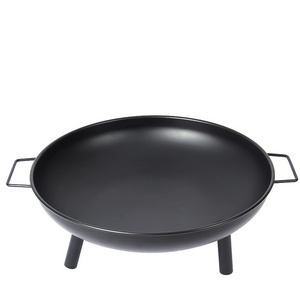 big round  brazier with 3 legs outdoor fire pit  china bbq supplier charcoal  fire bowl