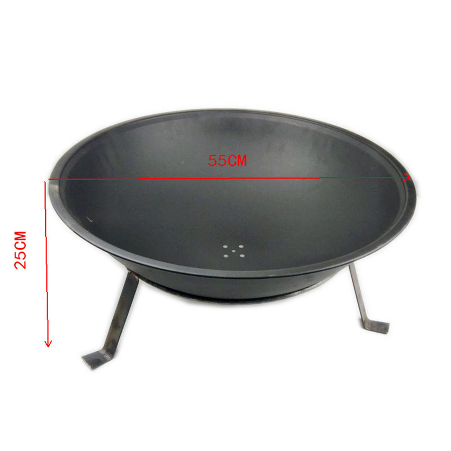 Outdoor Wood Burning Firebowl Large Round Camping tabletop fire pit