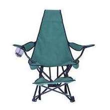 Luxury Lightweight Folding Bat Fishing Camping High Back Chair Personalized Foldable Custom Logo Recliner Chairs With Footrest