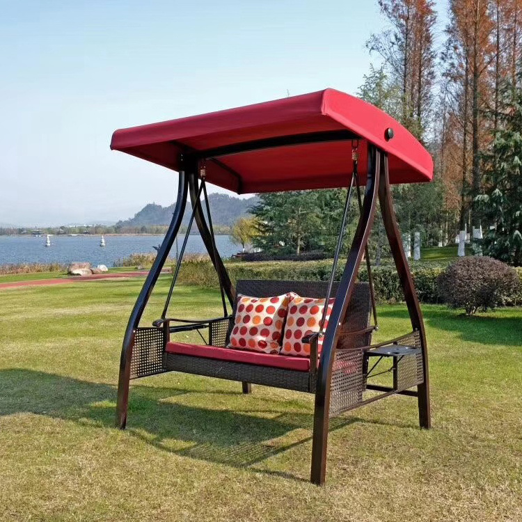 Outdoor Swing Patio New Design 2 Persons Swing Chair Garden Furniture Outdoor Garden Patio Swings with Canopy