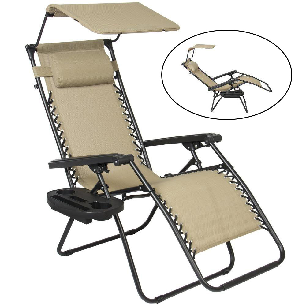 New arrive folding oversized garden beach recliner lounge zero gravity chair outdoor foldable fishing chairs with cup bag