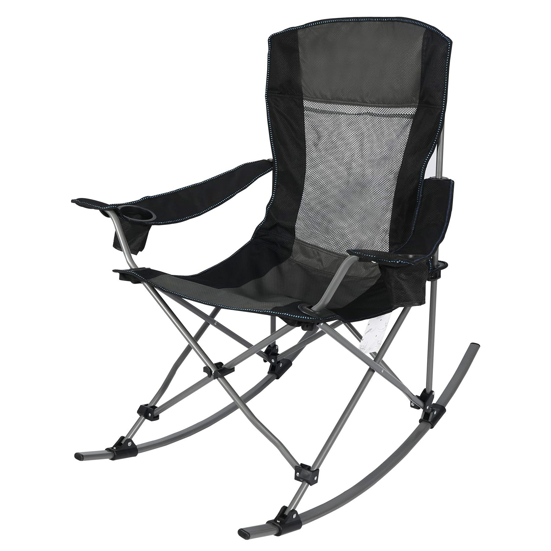 Hot Sale Modern Outdoor Easy To Carry Lightweight Foldable Adult Leisure Camping Rocking Arm Chair