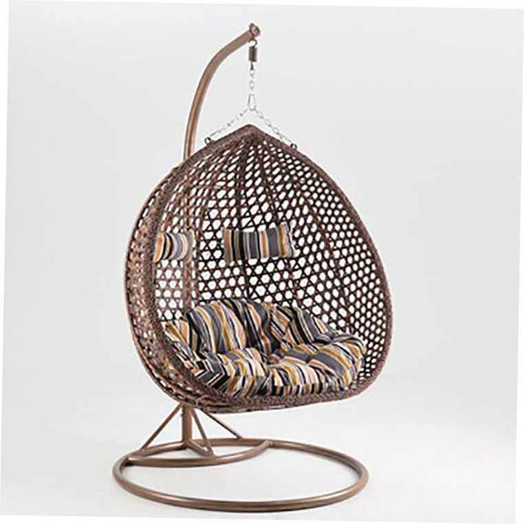 indoor European style Patio hanging chair swing Garden Furniture Rattan garden hanging swing chair for indoor