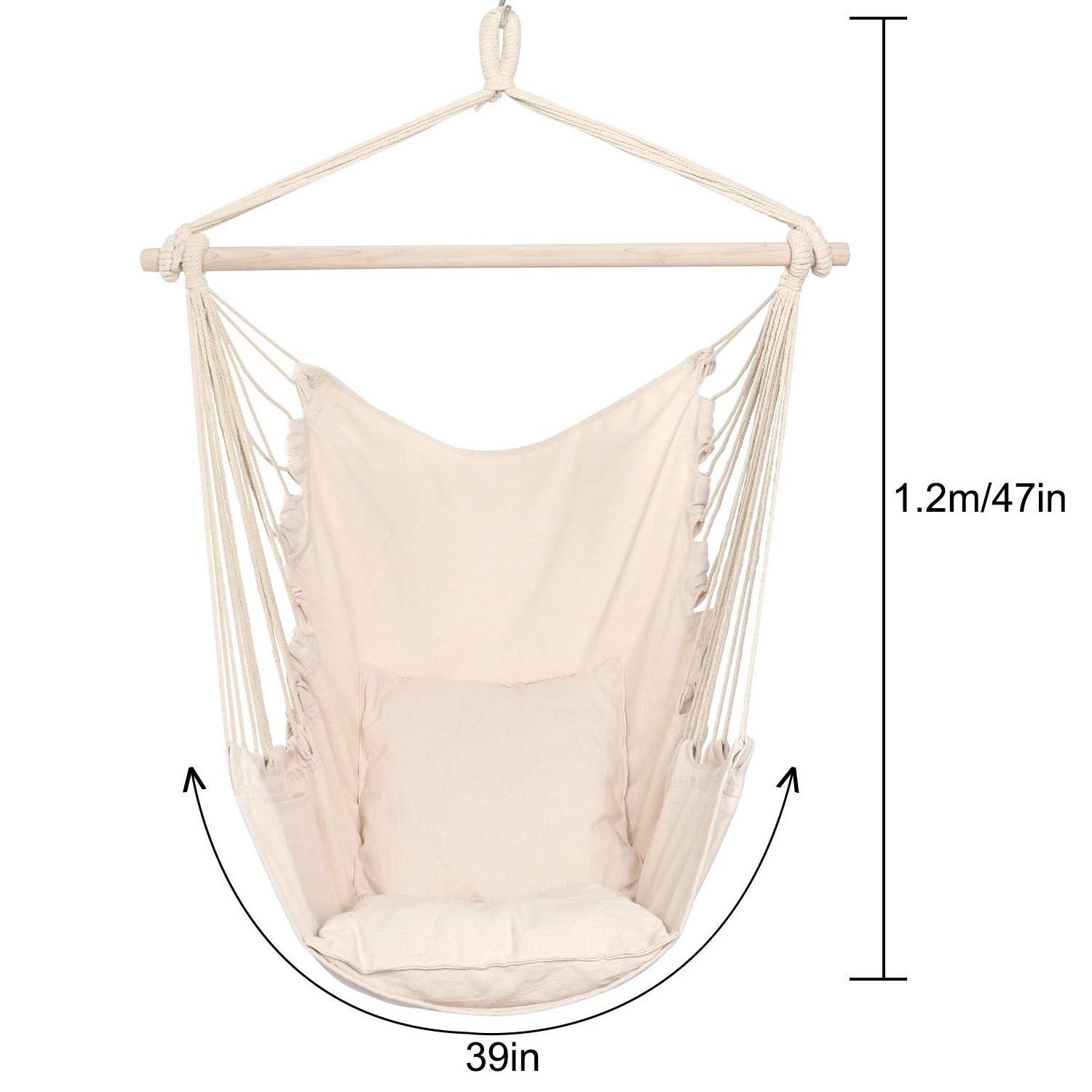 Wholesale High Quality modern Hanging Rope Swing Outdoor patio Rope swing chair