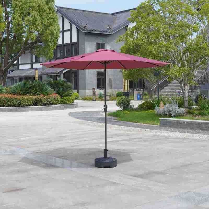 Wholesale heavy duty outdoor garden portable pagoda beach sun patio umbrella with base