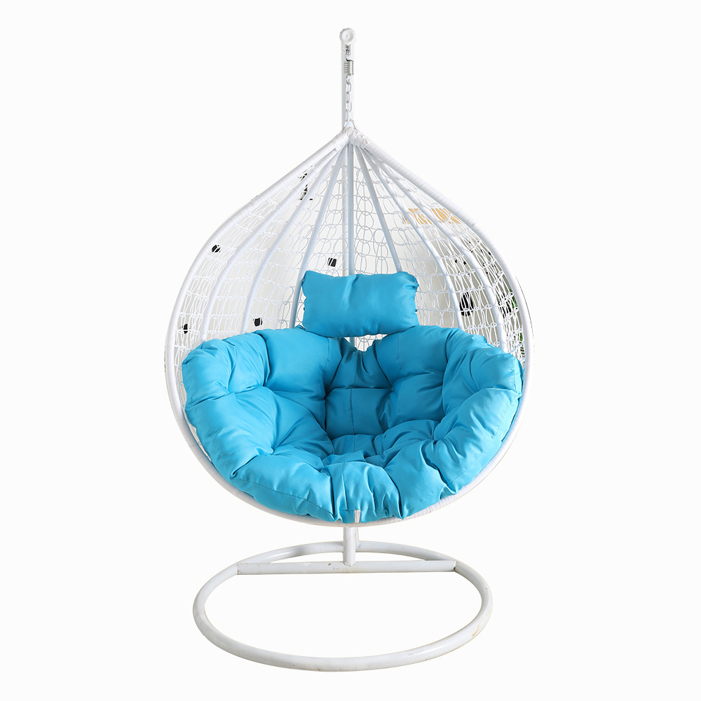 Wholesale Outdoor Furniture Garden Modern Patio High Quality Iron Hanging Detachable Adults Rattan Swing Chair For Living Room