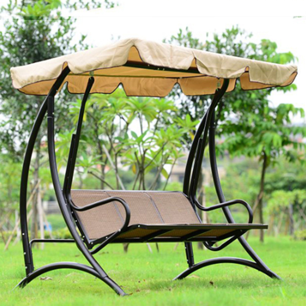 Courtyard Patio Hammock Swing Chairs Garden Outdoor Bistro Double Seat Rattan Patio Outdoor Hanging Chair Furnitures Sets