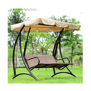 High Quality Wicker Rattan Swing Garden Chair Canopy Beach Aluminum Patio Swings Hanging Swing Chair