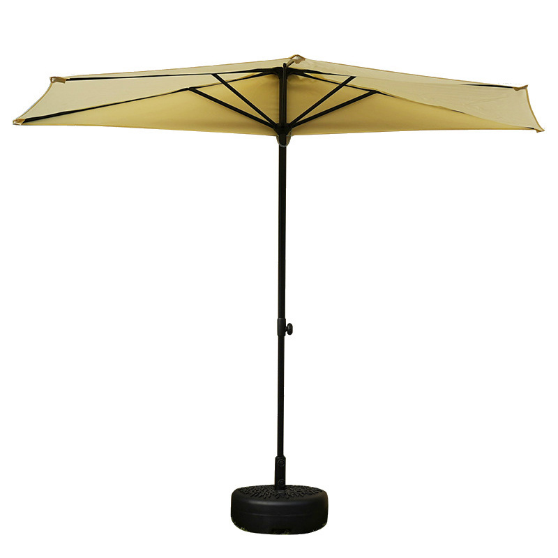 Rectangular 10ft patio pool umbrella courtyard aluminum side umbrella roman solar outdoor patio umbrella parasol