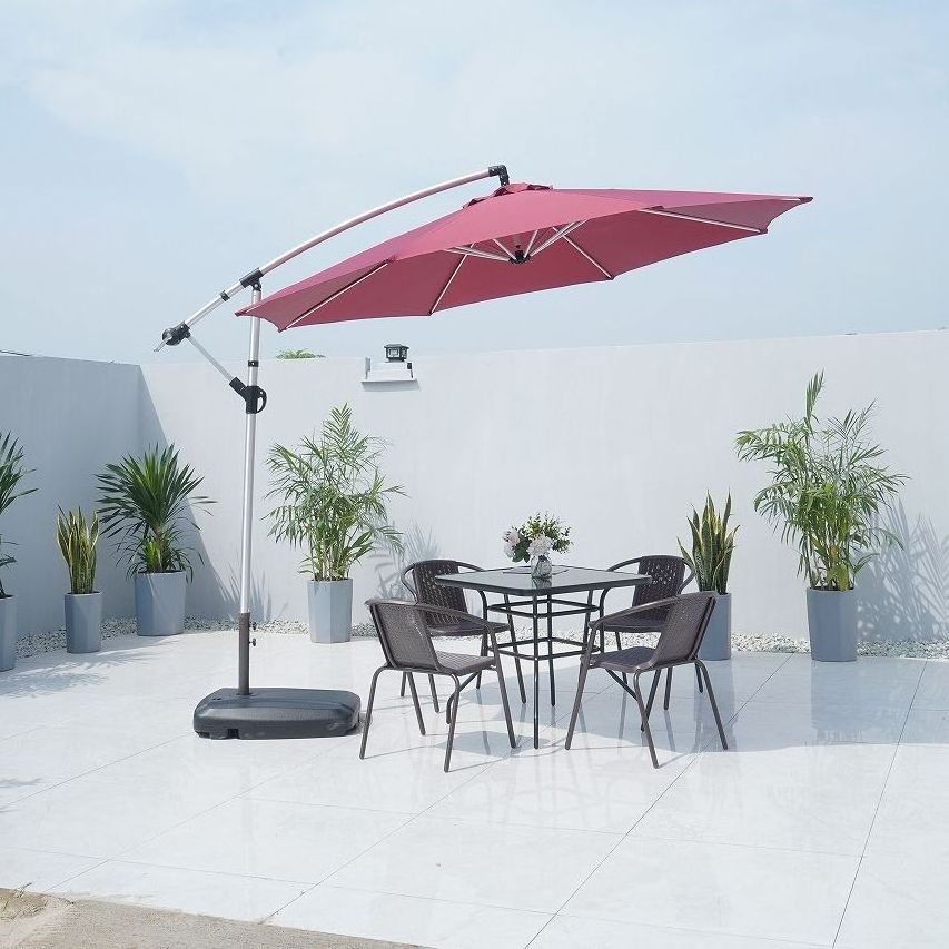 High Quality Extra Large Cantilever Garden Umbrella Outdoor Parasols Adjusted Heights Patio Umbrellas