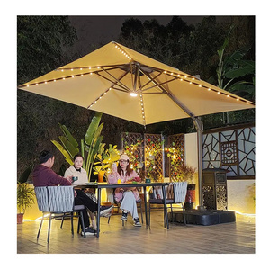 Patio Outdoor Umbrella Large Cantilever Umbrella Shade Offset Heavy Duty Sun Umbrella for Hotel Restaurant