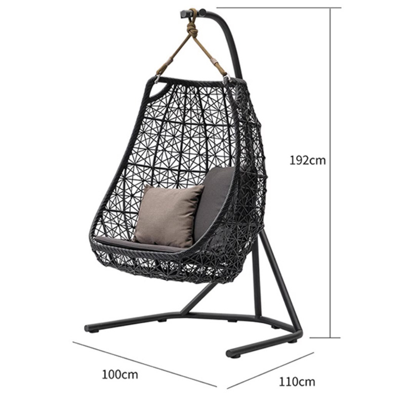 Outdoor Cradle Chair Balcony Hanging Rattan Chair Home Indoor Swing Bird's Nest Designer Garden Hammock