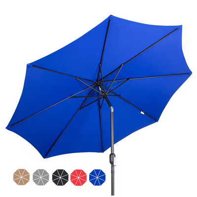 Wholesale Garden Round Commercial Sun Umbrellas Outdoor Beach Large Parasol Umbrellas for Hotel Restaurant