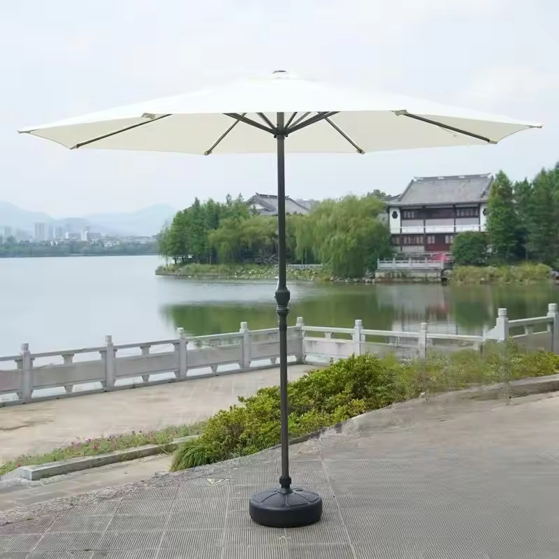 Wholesale Garden Round Commercial Sun Umbrellas Outdoor Beach Large Parasol Umbrellas for Hotel Restaurant