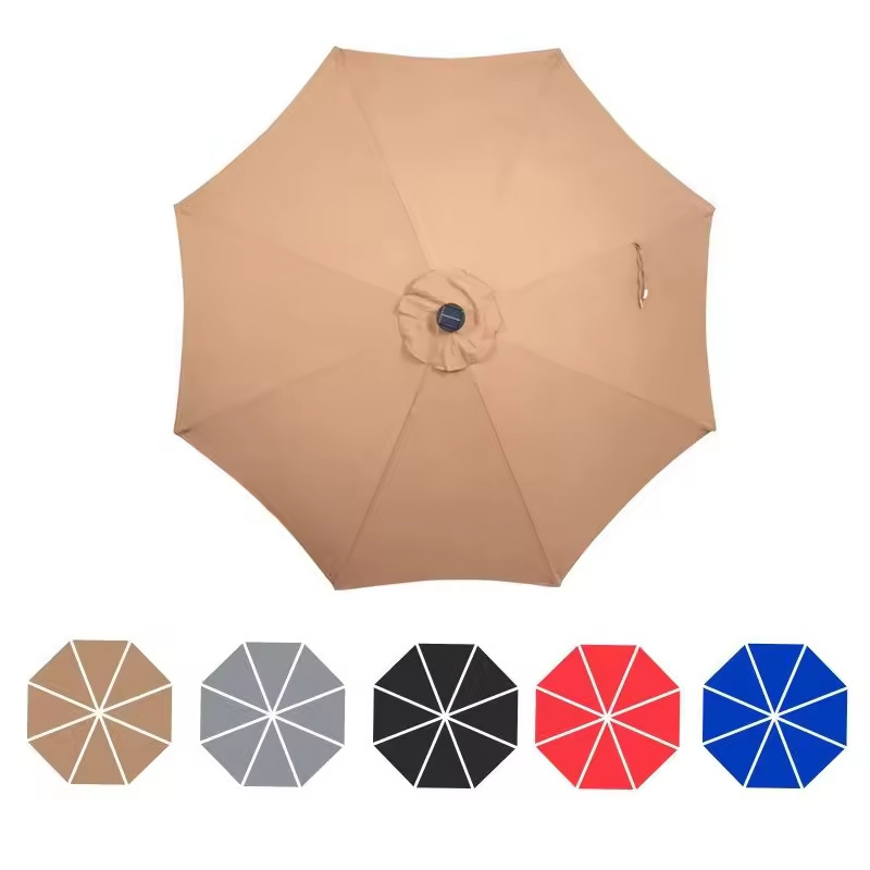 Wholesale Garden Round Commercial Sun Umbrellas Outdoor Beach Large Parasol Umbrellas for Hotel Restaurant