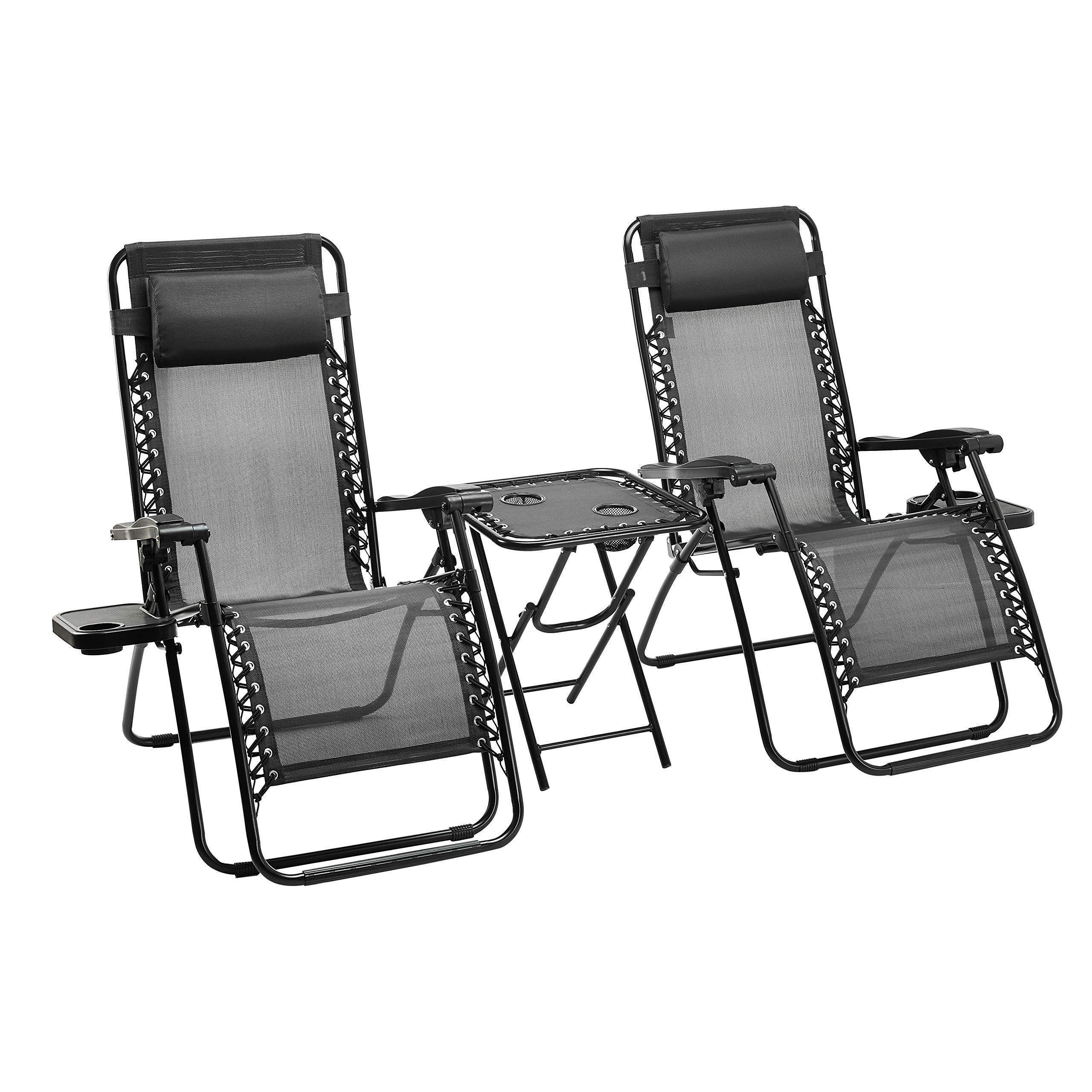 Wholesale Designer Outdoor Garden Ergonomic Lightweight Portable Folding Metal Gravity Reclining Lounge Chair