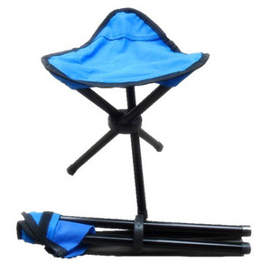 Outdoor Camping Folding Tripod Stool Portable 3 Legs Chair for Hiking Fishing Picnic Travel Beach BBQ Garden Lawn