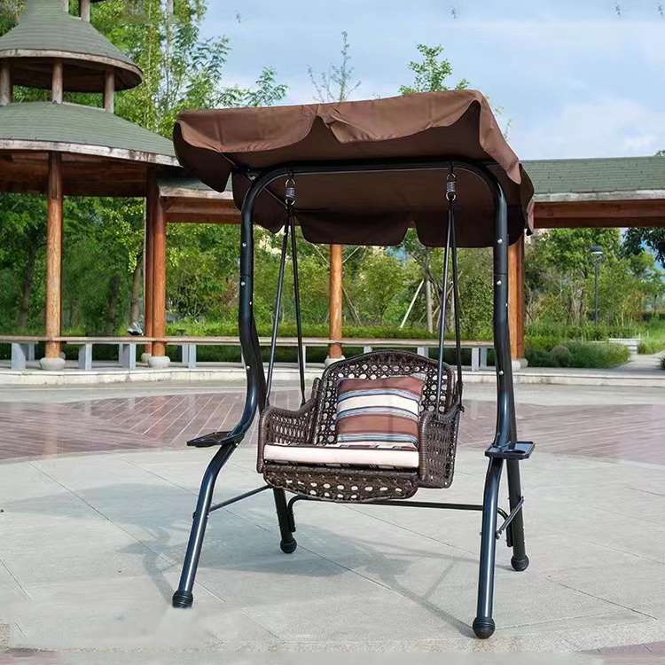 Outdoor Swing Patio New Design 2 Persons Swing Chair Garden Furniture Outdoor Garden Patio Swings with Canopy