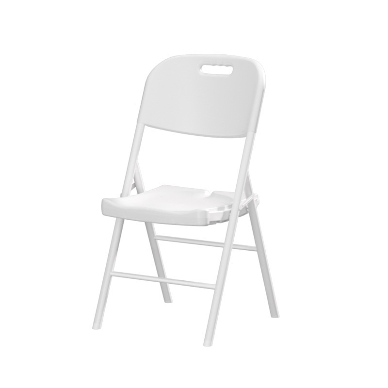 Hotel Furniture School Modern Design Easy Carrying White Plastic Dining Folding Chair for Stadium