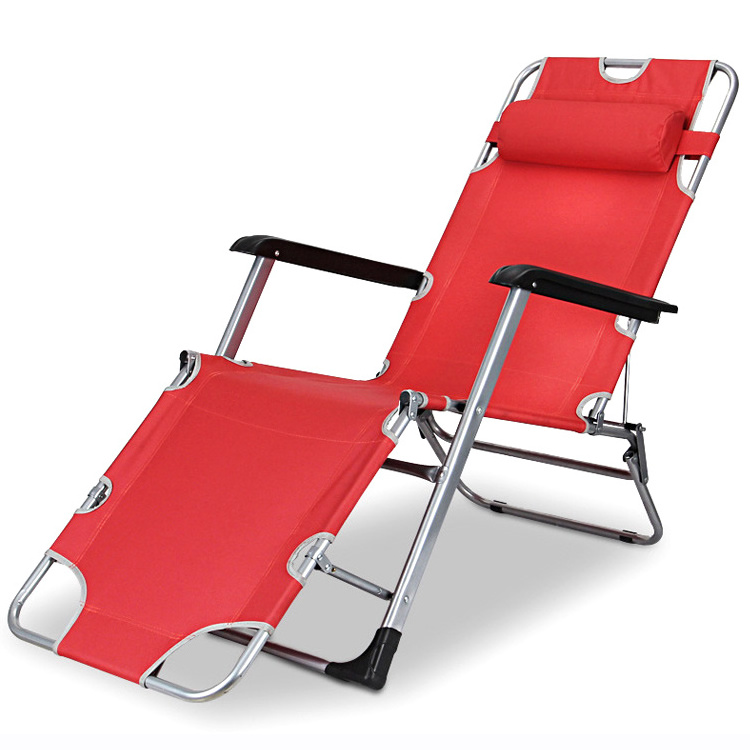 Outdoor Patio Garden Steel Tube Adult Lightweight Portable Folding Siesta Recliner Lounger Chair