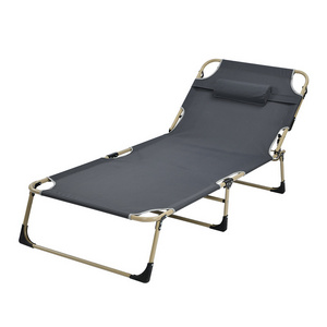 hot sell garden luxury swimming pool lounger reclining portable folding beach chaise sun lounger