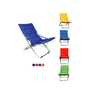 Outdoor folding garden beach camping recliner sun lounger beach chair with back sun office lunch break leisure chair